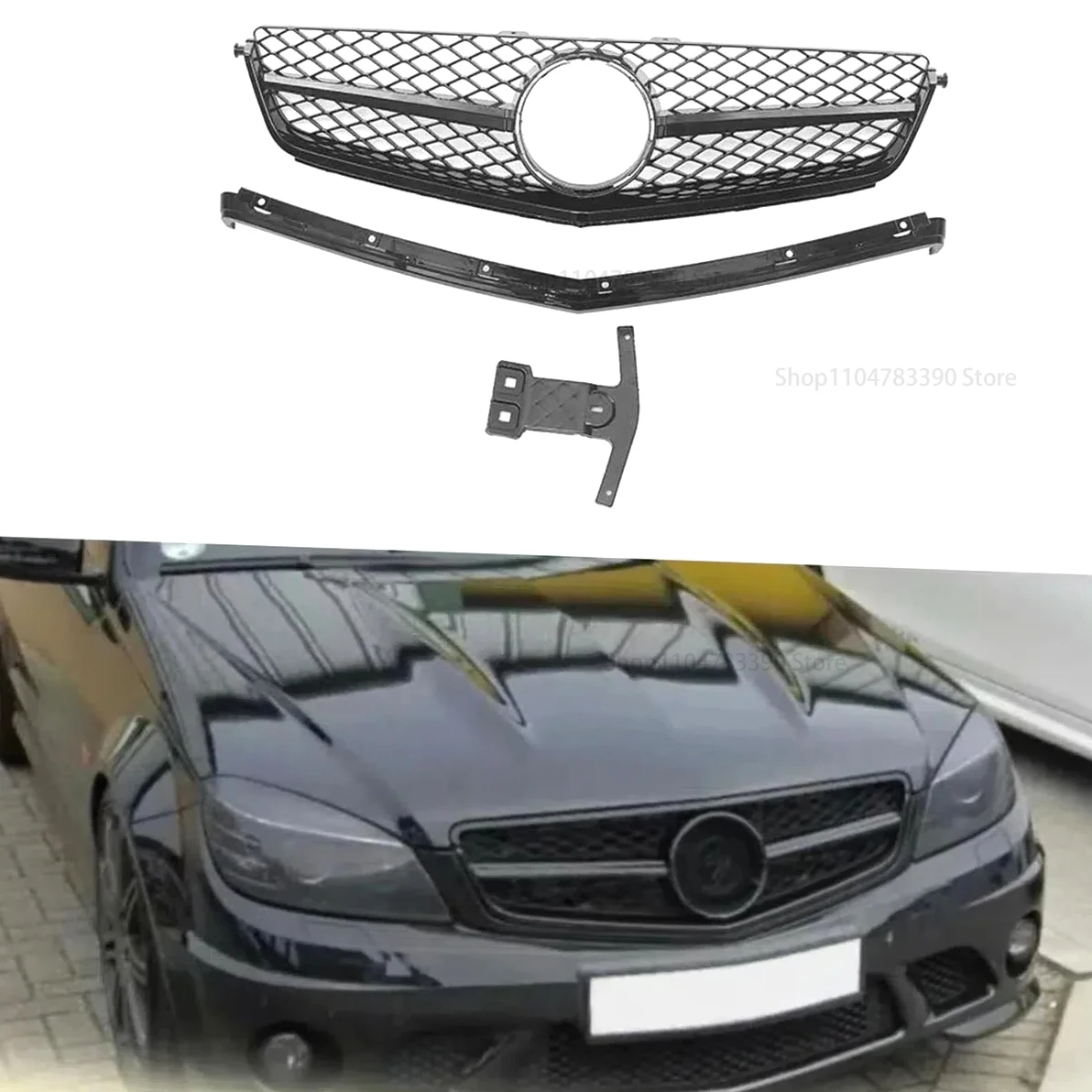 Juego De Parachoques Delantero Para Coche,Conjunto De Parachoques