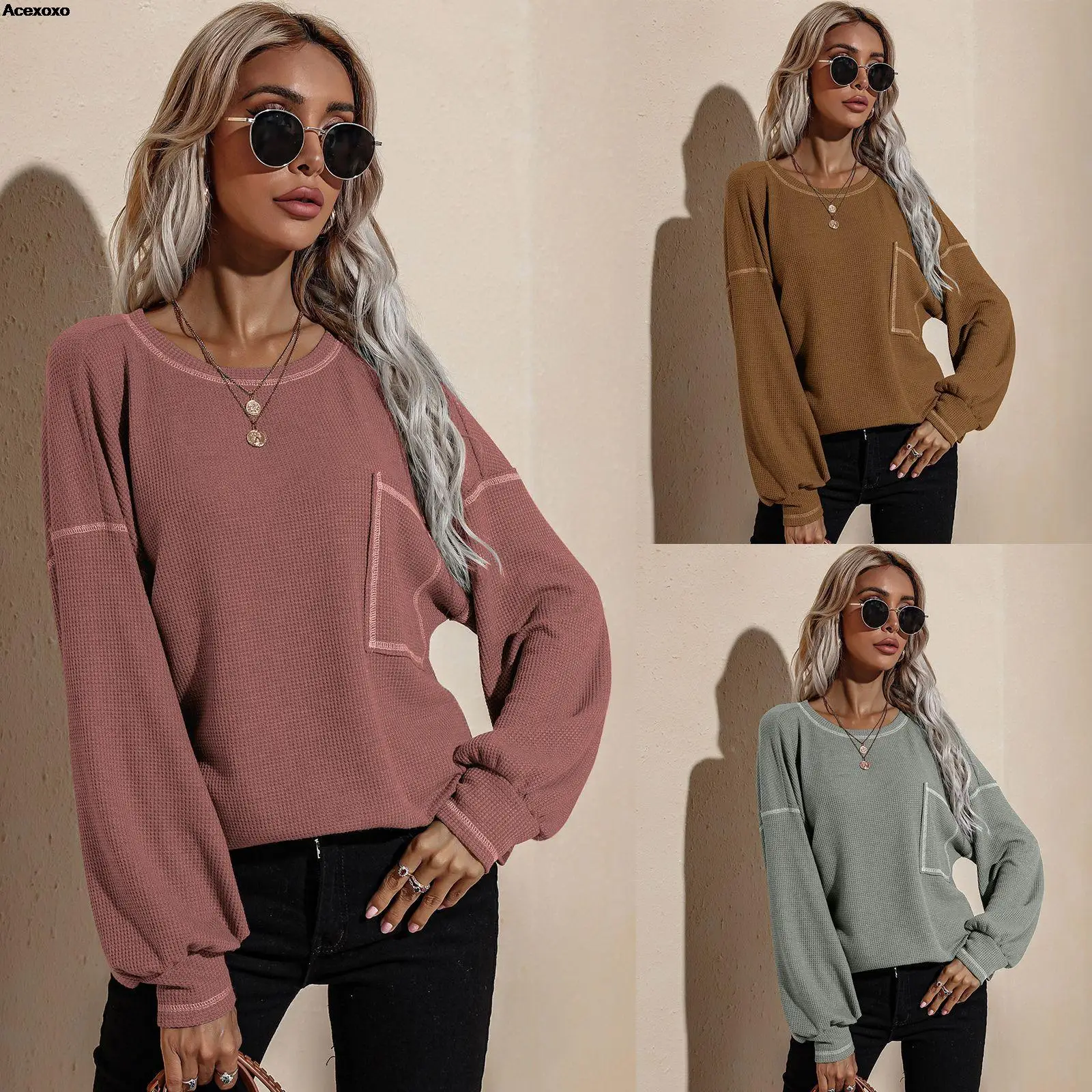 

Autumn and winter thin sweater for women