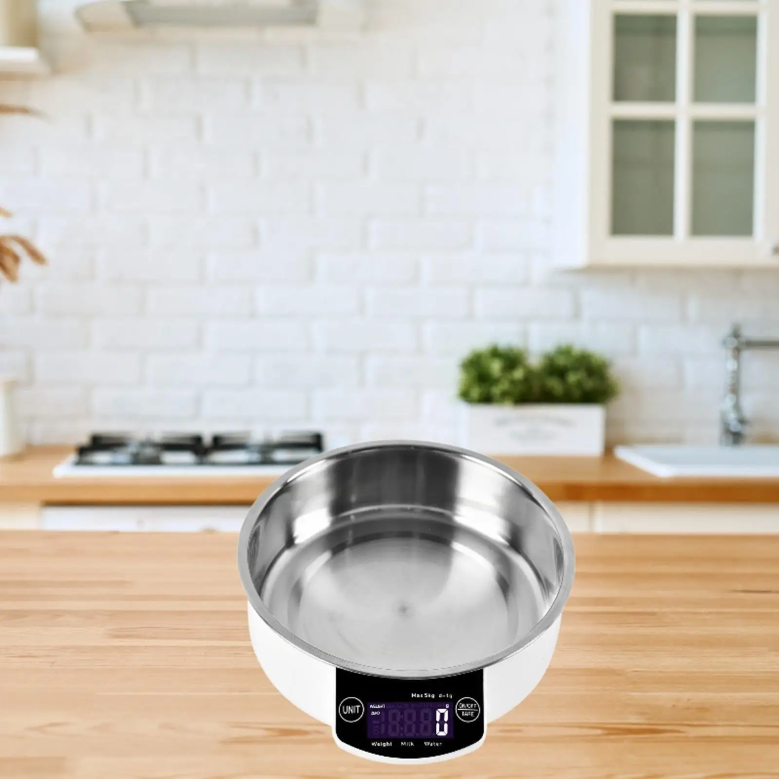 Digital Kitchen Scale Baking Scale Measuring Stainless Steel Accurate 5kg/1G Electronic Food Scale for Baking Cooking Kitchen