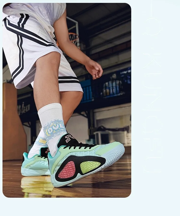 Marca clássica confortável antiderrapante tênis de basquete de cano baixo, tênis de basquete de ginástica, tênis de treinamento de basquete wearable