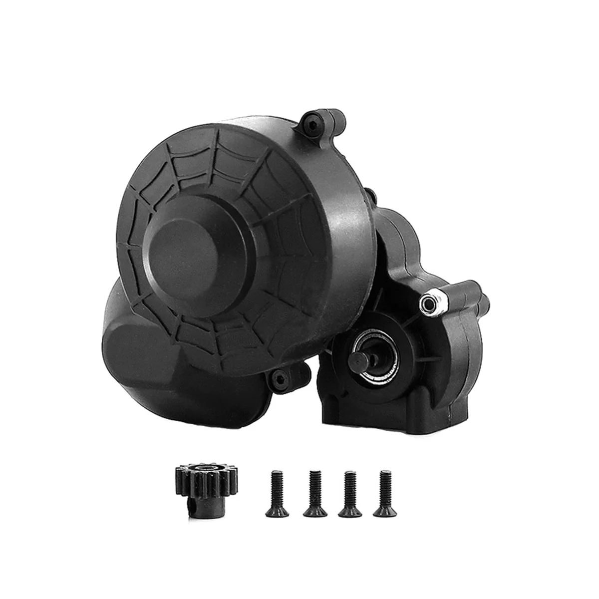 

Пластиковый Полный центральный коробка передач с шестерней для 1/10 RC Crawler Car Axial SCX10 II 90046 обновленные детали