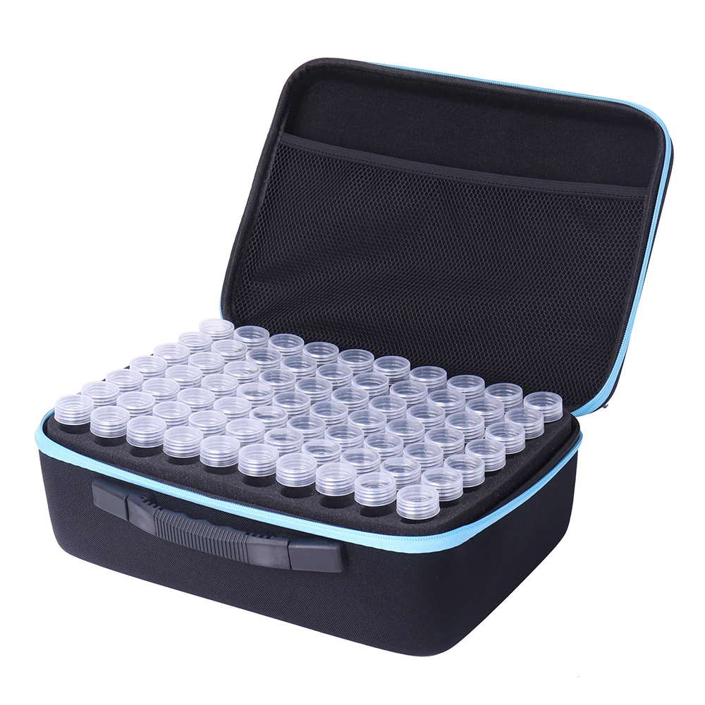 2 layer 140 Bottle DIY 5D Diamond Painting Tool Storage Box Suitcase Diamond Painting Accessories Container Bag Kit