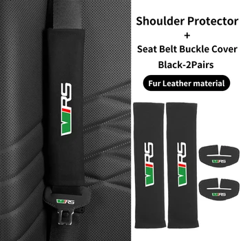 Copri Cintura di Sicurezza per Auto, Protezione Spalla per Cintura di Sicurezza, Accessori per Skoda VRS Octavia Kamiq Kodiaq Karoq RS Superb Fabia Rapid
