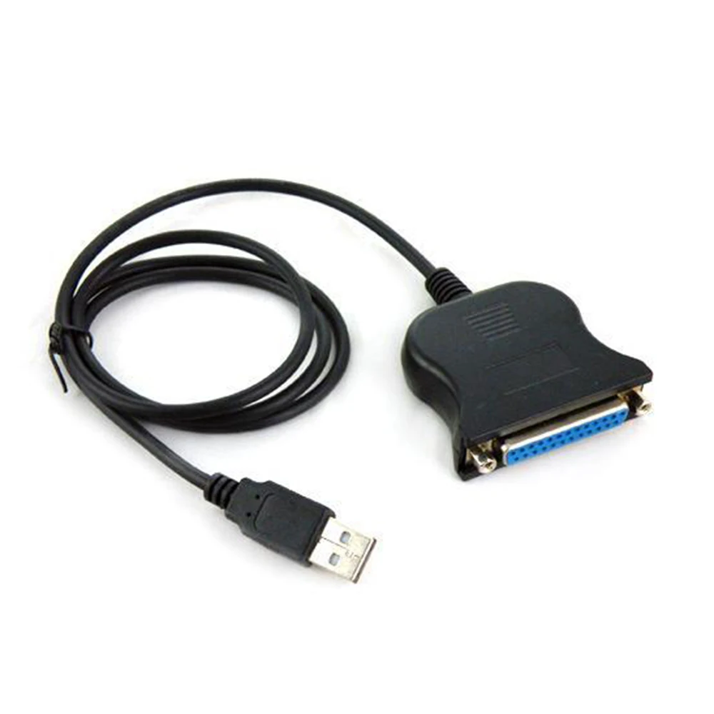 USB To 25 Pin DB25 Female IEEE 1284 Parallel Printer LPT Adapter Print Converter Cable Parallel Interface Communication usb adapter usb adapter cable usb printer cable usb cable adapter conversion cable adapter