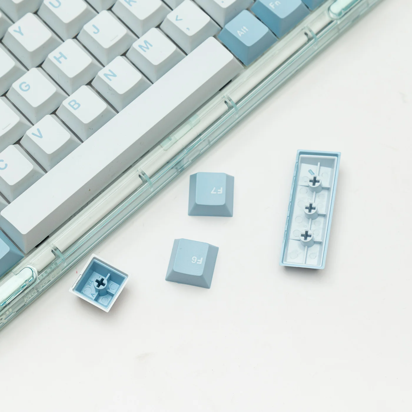 Chaves Conjunto Gmk Ilusão Keycaps Pbt Duplo Tiro Keycap Cereja Perfil Tampões Chaves Iso Entrar 7u Barra de Espaço para Hhkb ue Layout 173 - Imagem 4
