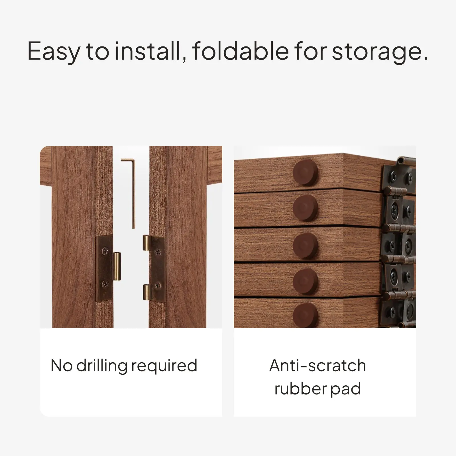 Foldable Wood Pet Fence Indoor Dog Gate Adjustable Foldable Wood Pet Fence Indoor Dog Gate Adjustable