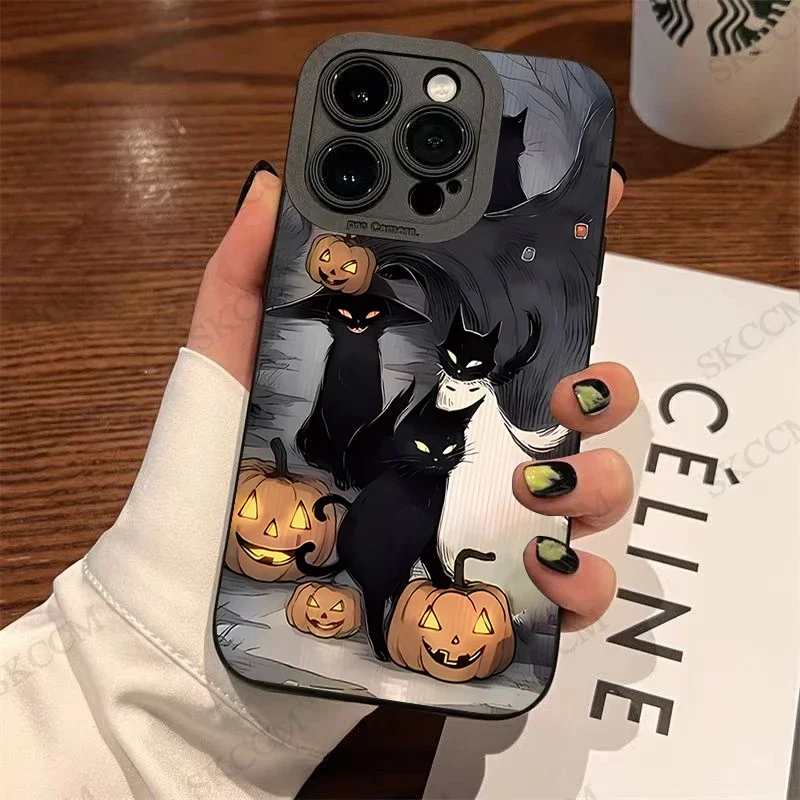 Dark Humorous Monster Cat Fox Creative Shockproof Phone Case
