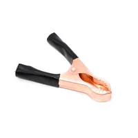 Alligator clip 50A test experimental clip with live wire clip wire clamp iron + copper 2