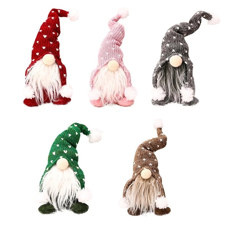 

Кукла гном подарок на день Святого Валентина декоративная кукла гном ручной работы плюшевая кукла гном праздничное украшение для комнаты