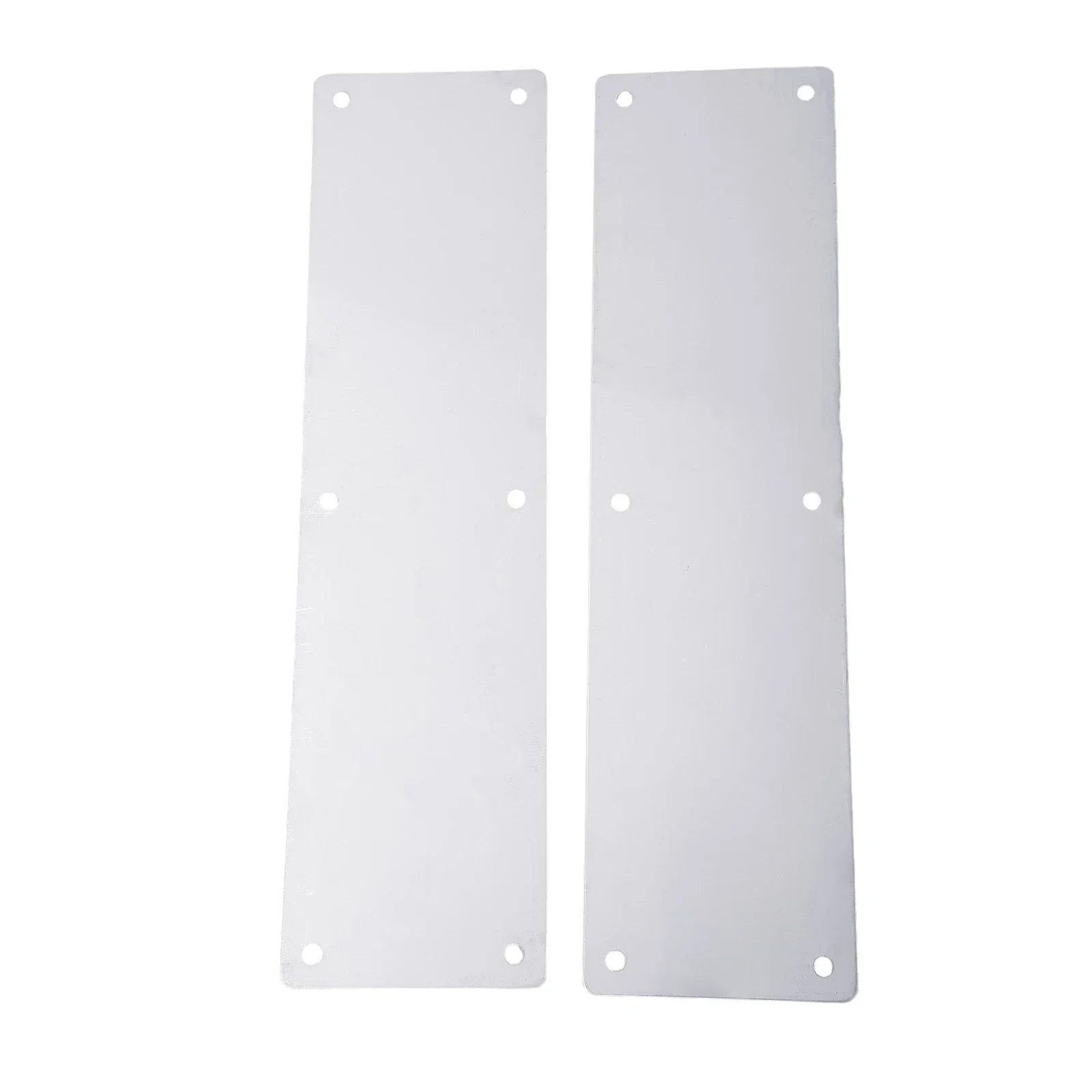 Hardware Door Kick Plate Without Word Plate Door Protection Kick Silver Stainless Steel Practical Durable