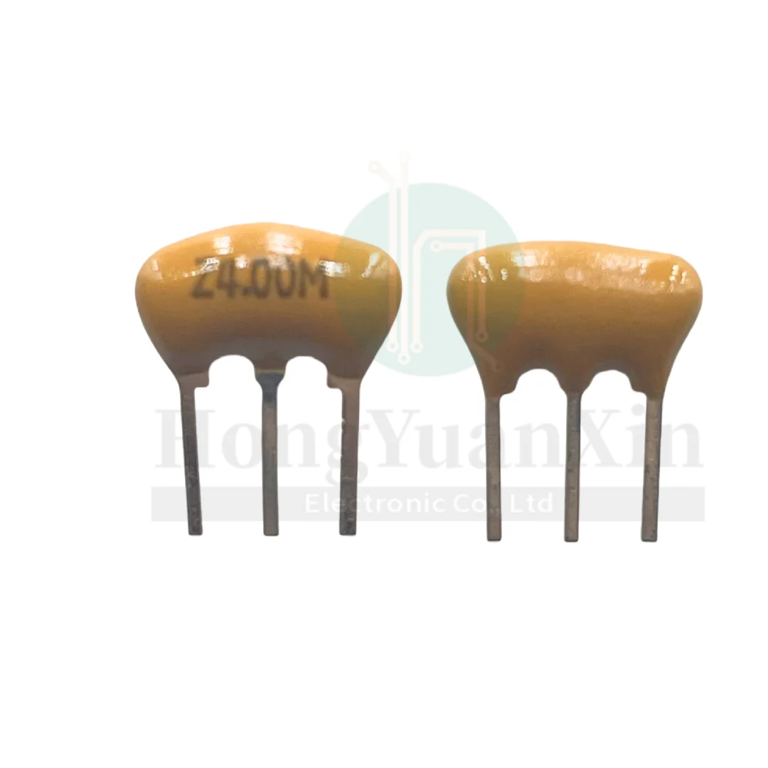 50pcs TT4.00M ZTT4M ZTT4.0M 4MHZ in-line ceramic crystal 3-foot three-foot
