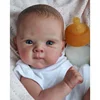 45cm Newborn Baby Full Body Vinyl Silicone Bettie Lifelike Baby Multiple Layers Painting 3D Skin with Visible Veins 5
