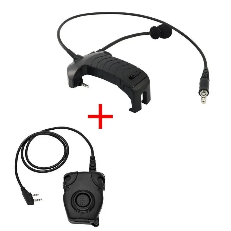 External Microphone Kit for Walker's Razor Electronic Earmuffs 2023 New Anti-noise Hunting Shooting Headphone Adapter
