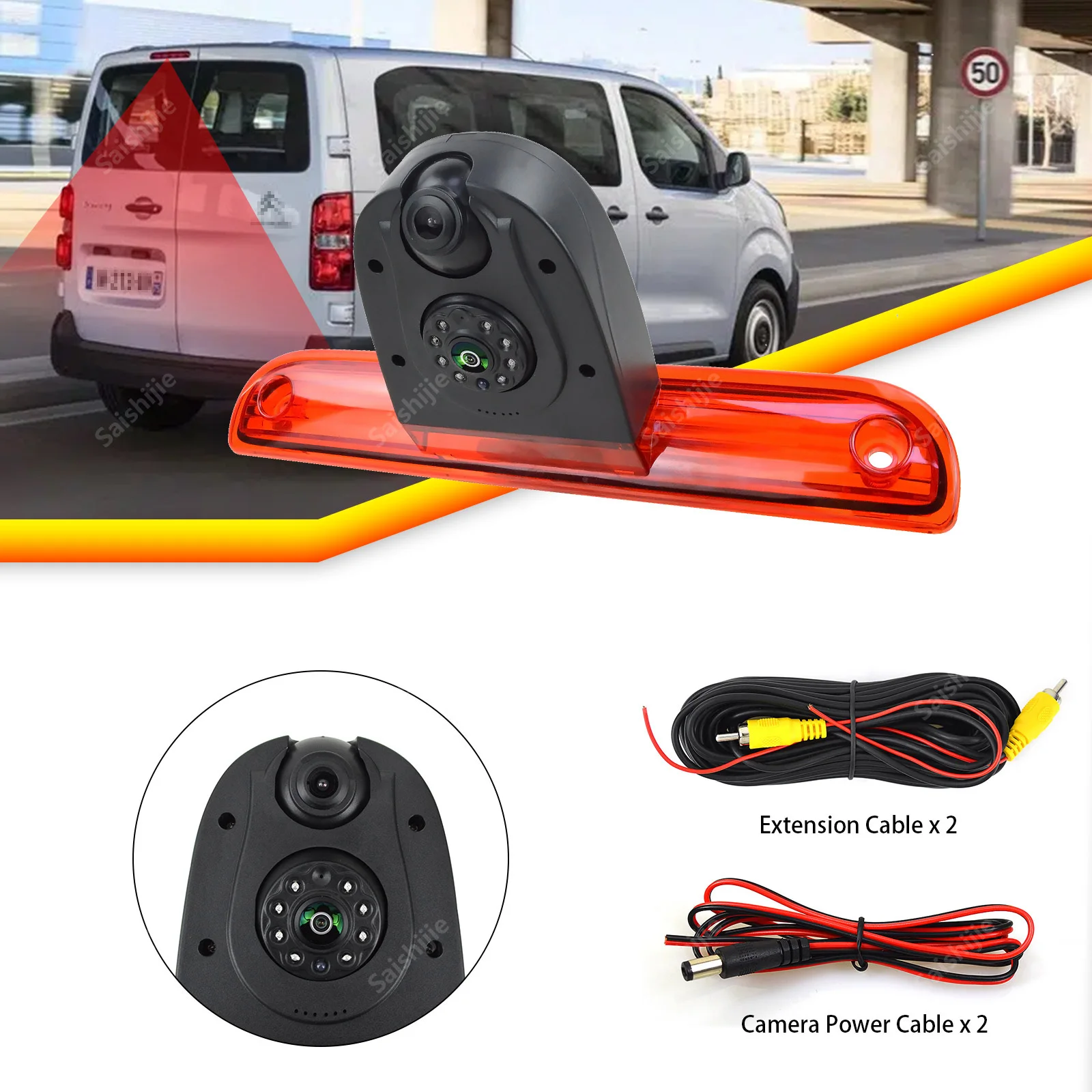 Kit Telecamera Retromarcia Monitor E Luce Freno Posteriore 7 - Foto 5