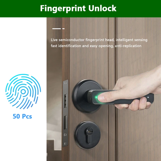 RAYKUBE M3 Smart Fingerprint Door Lock