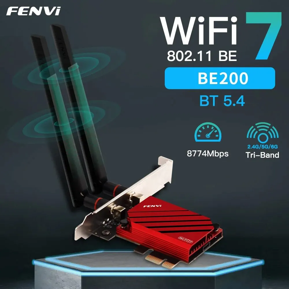 Yeni-FENVI-5-8Gbps-WIFI7-PCIE-adapt-r-8774Mbps-BE200-BT5-4-oyun-Tri ...