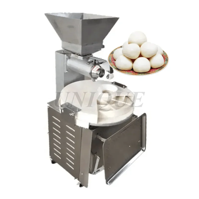 High Efficiency Cookie Pizza Bread Cutter Ball Making Roller And Automatic Dough Divider Rounder Machine For Sale Malaysia