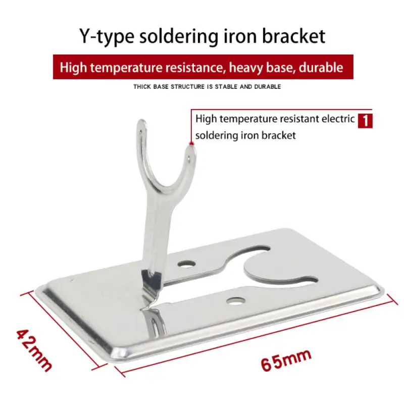 Soldering Iron Stand 3/1Pcs Electric Soldering Iron Stand Holder Metal Support Station With Solder Sponge Frame Y-Type