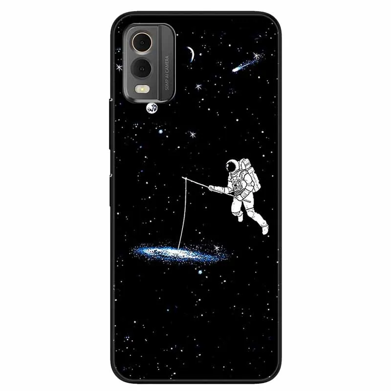 Cartoon Silicone Protective Soft Bumpers with Cool Wolf Design Phone Case