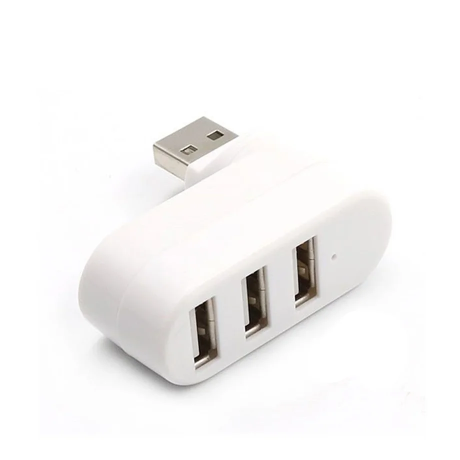 Pzzpss USB huby 2.0 Adapter forgatás Magas légnyomású levegő sebesség U disc Óraadó splitter 3 ports USB 2.0 számára Számítógépes PC Notebook Esőkabát Mali kiegészítők