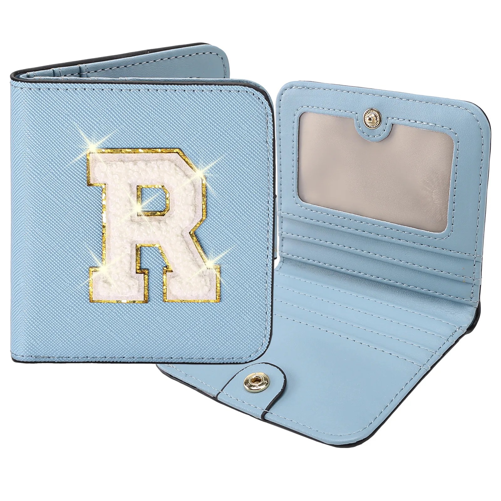 2025 new girl purse custom letter short purse girl cute purse multi-function simple purse Anti-theft cash bag 5