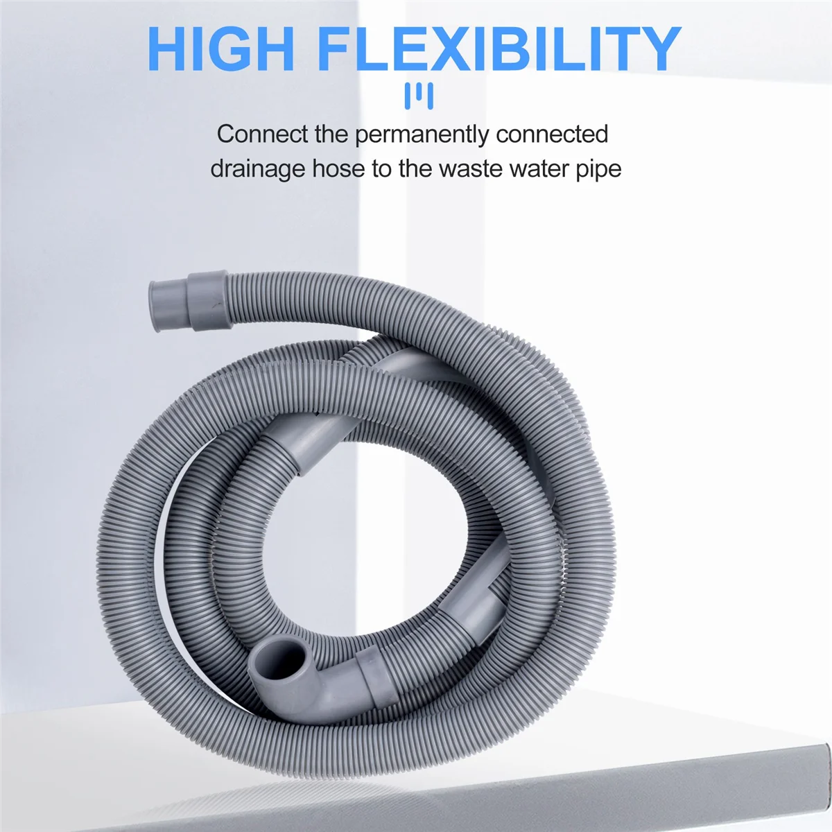 Washing Machine Hose Drain Hose Washing Machine 2.5M Drain Extension for Machines Dishwashers Dryers HOT