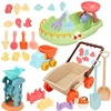 Kids Trolley Sand Play Beach Toy Sandbox Shovel Animal Molds Beach Accessories Toys Summer Outdoor Seaside Play Sand Water Game 1