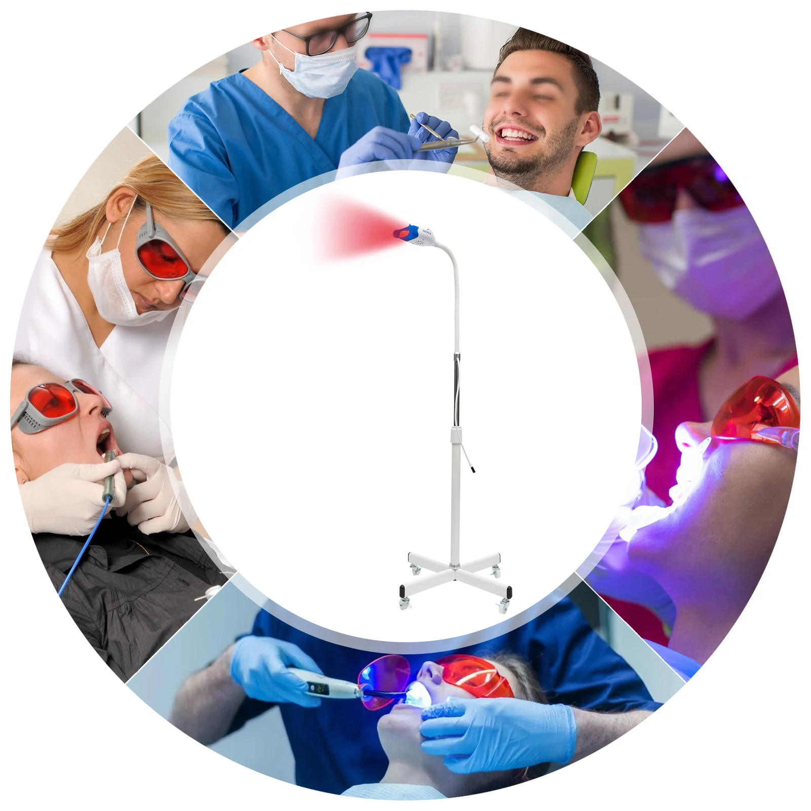 Dental-LED-Zahnweißes Licht, professionelle Zahnweißlichtmaschine, LED-Licht, zwei Farben blau/rotes Licht für Zahnkliniken – Detail 6