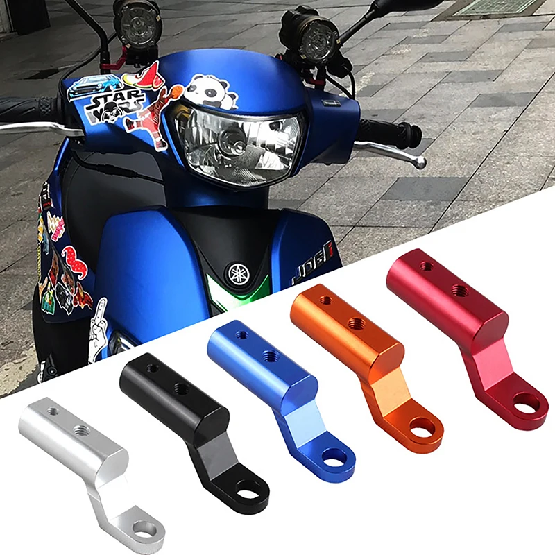 Motorcycle Mirror Bracket 1PC Rearview Mirror Expander Bracket Universal Adapter Holder Mount Aluminum Alloy Motorbike Accessories