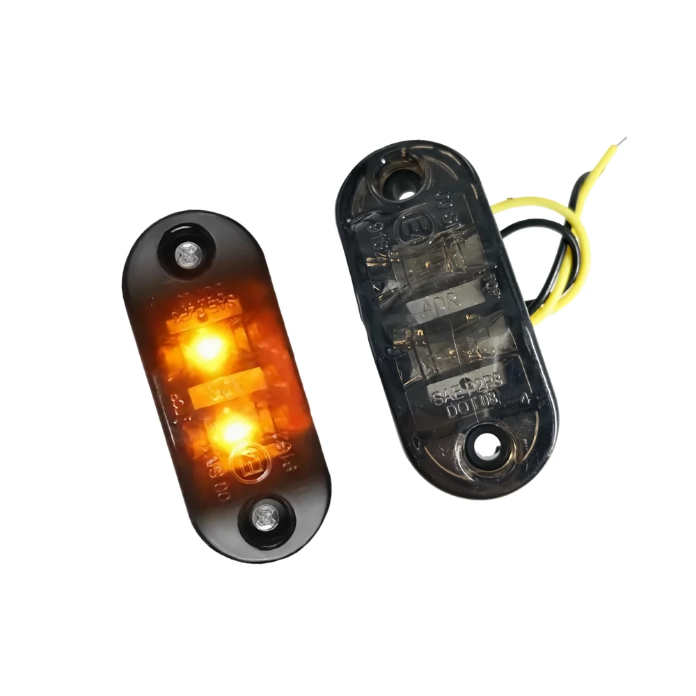 Smoked ƮϷ ̵ Ŀ , 12V 24V LED Ʈ Ŭ , RV , ڵ ܺ , E4 DOT ADR SAE ũ, 10 