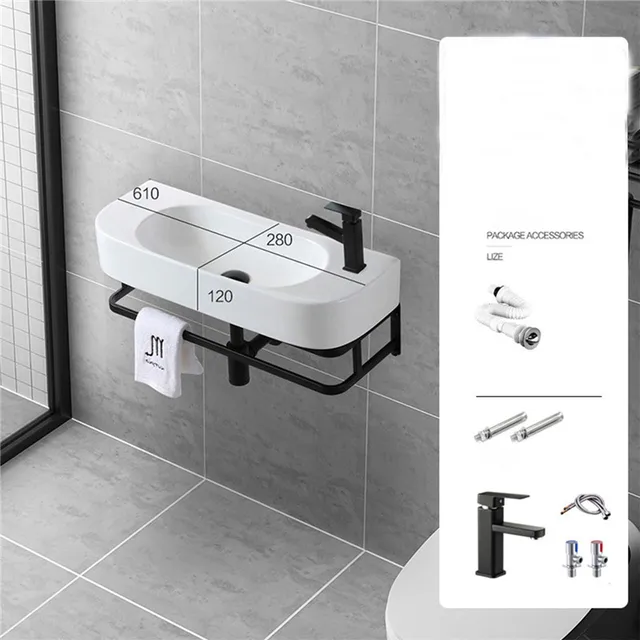 อ่างล้างหน้าเซรามิกติดผนัง, อ่างล้างหน้าระเบียง, อ่างแขวน, อพาร์ทเมนต์ขนาดเล็ก, อ่างยึด, อ่างล้างมือแขวนผนัง 5