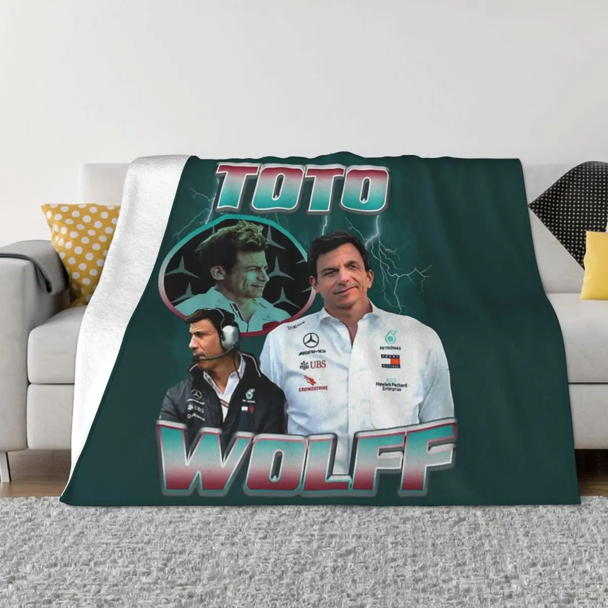 Toto Wolff 80S Una Coperta In Micro Pile Ultra Morbida
