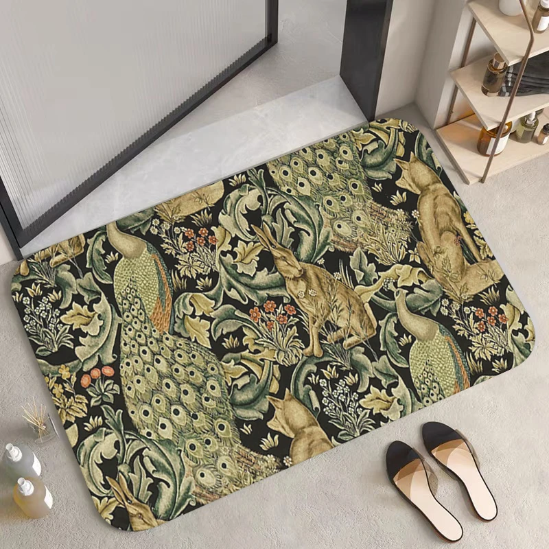 

Living Room Floor Carpet William Morris Bathroom Mat Rug for Bedroom Mats Custom Carpets Home Doormat Entrance Door Rugs Bath