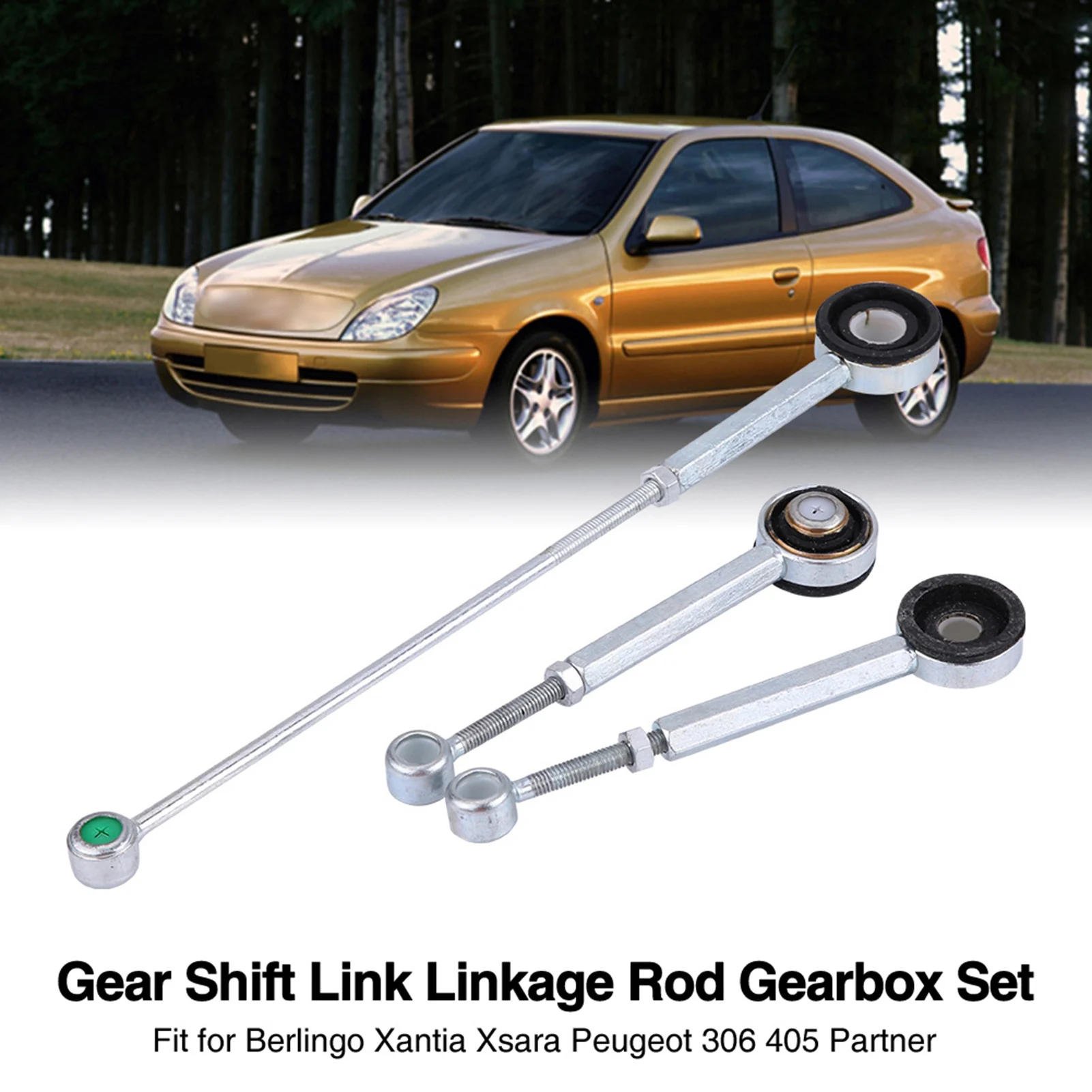 

Gear Shift Link Linkage Rod Gearbox Set For Berlingo Xantia Xsara Peugeot 306 93‑01 405 Partner