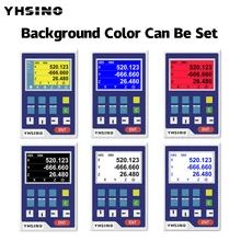 Mini wielofunkcyjny zestaw DRO YH800-2A/3A cyfrowy odczyt 3 sztuk enkoder liniowy Sesnors 5U 5V TTL YHSINO dla tokarko-frezarka maszyny CNC