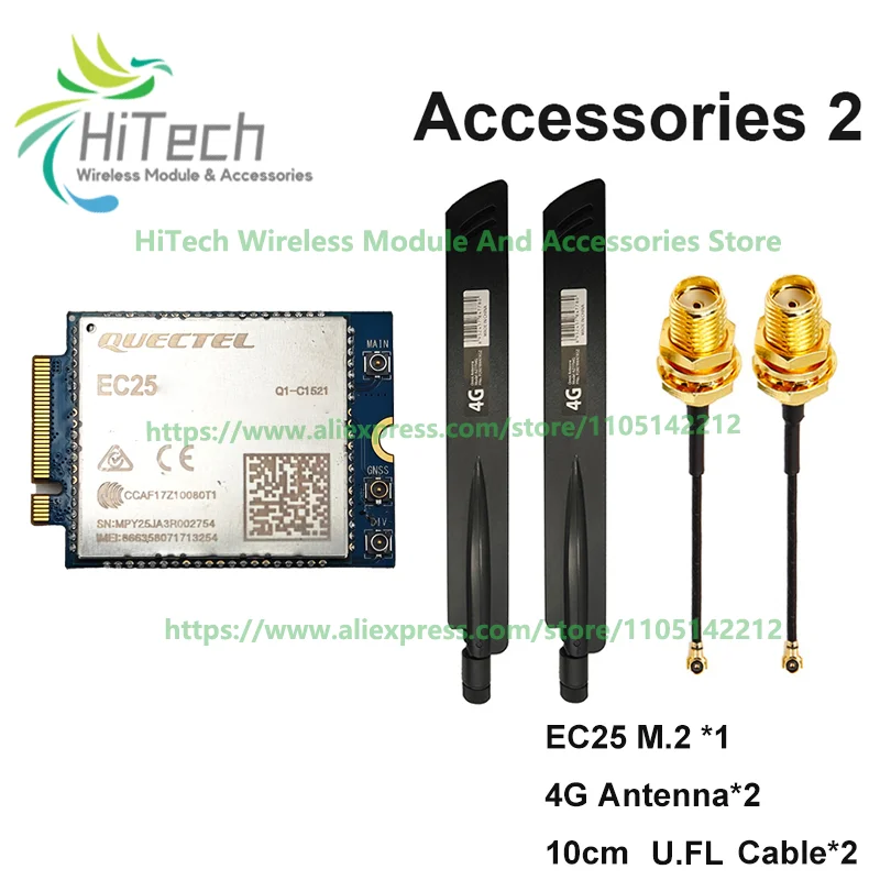 Quectel LTE Cat 4 M.2 모듈 SIM 카드 슬롯 없음 EC25-A EC25-E EC25-J EC25-AU EC25-AUX EC25-EUX EC25-AF EC25-AFX 라우터 PC용