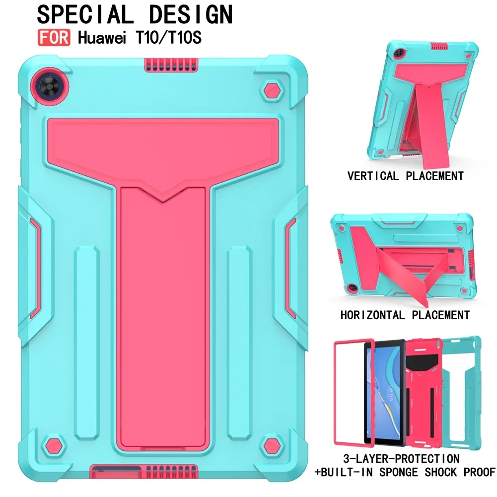 

Cover For Huawei MatePad SE 10.1 inch AGS3K-W20 AGS3K-AL20 Heavy Duty ShockProof Tablets Case For Huawei MatePad SE 10.1" Fundas