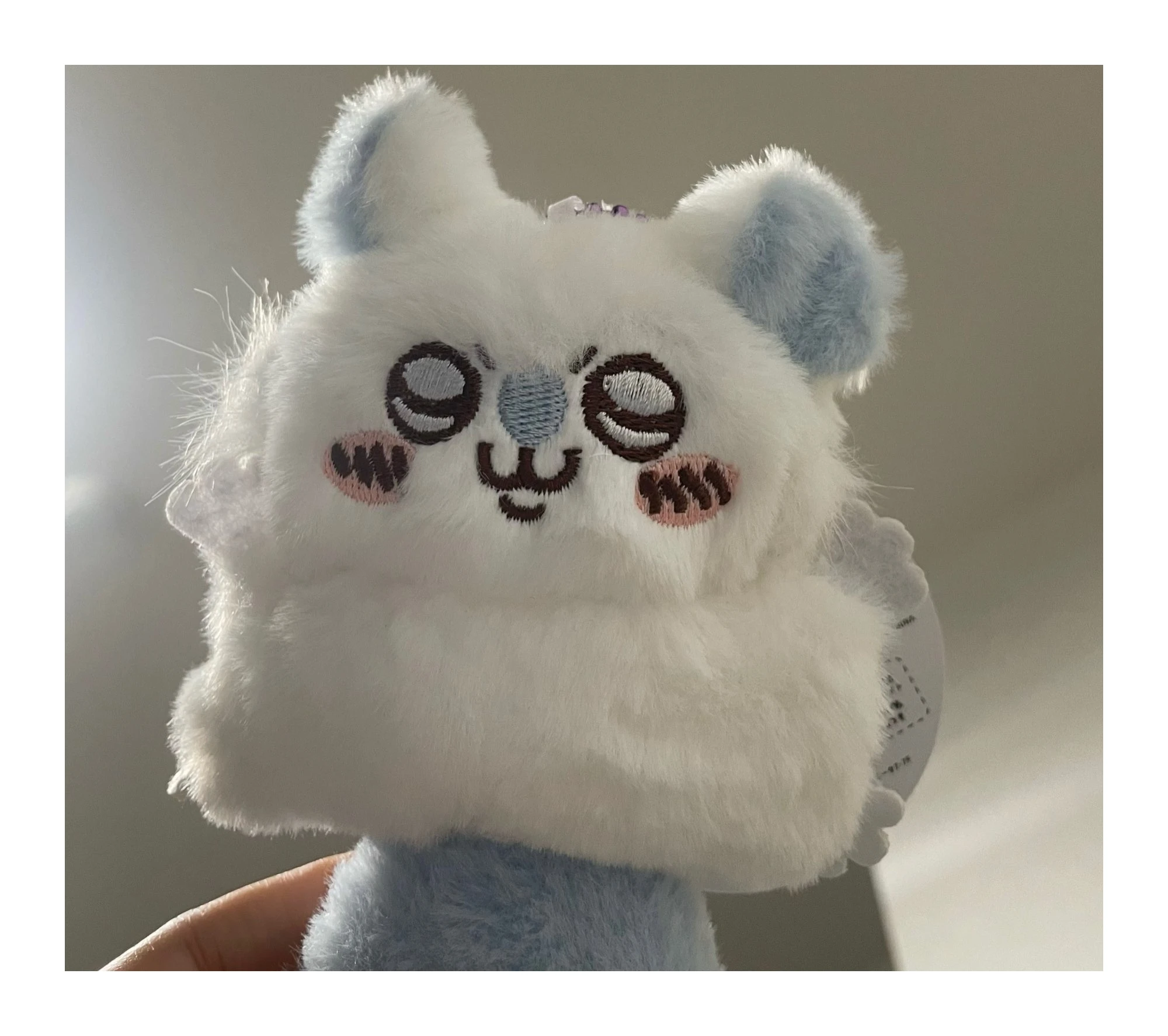 

치이카와 Plush Momo Kawaii Plush Pendant Toy Fluffy Doll Stuffed Anime Figure Plushie Peluche Bag Pendant Gift for Girl