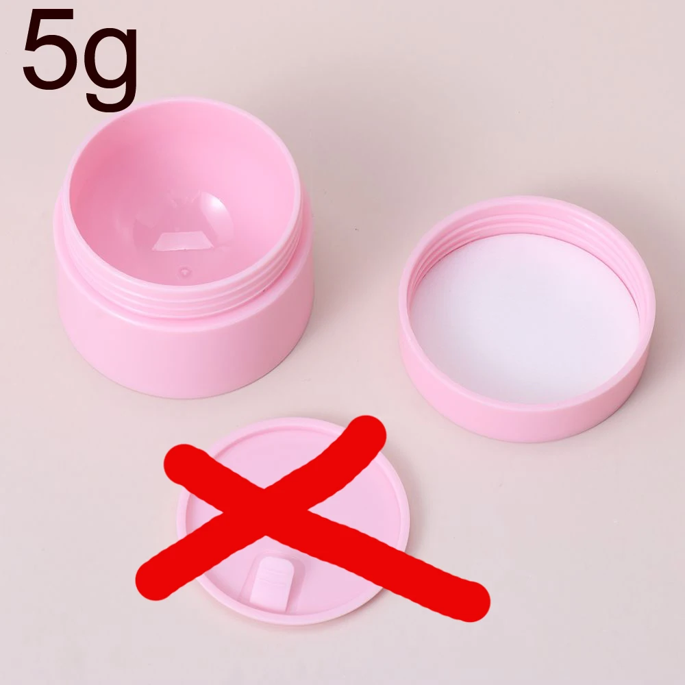 Colorful Empty Cream Jar Cosmetic Jar Makeup Container Round Refillable Bottle Plastic Box Travel Bottle Tool 5g/15g/20g/30g/50g refillable cosmetic bottle cosmetic bottle cosmetic bottle set makeup empty bottle cosmetic sample container cosmetic cream bottle cosmetic pot jars moisturizer jar