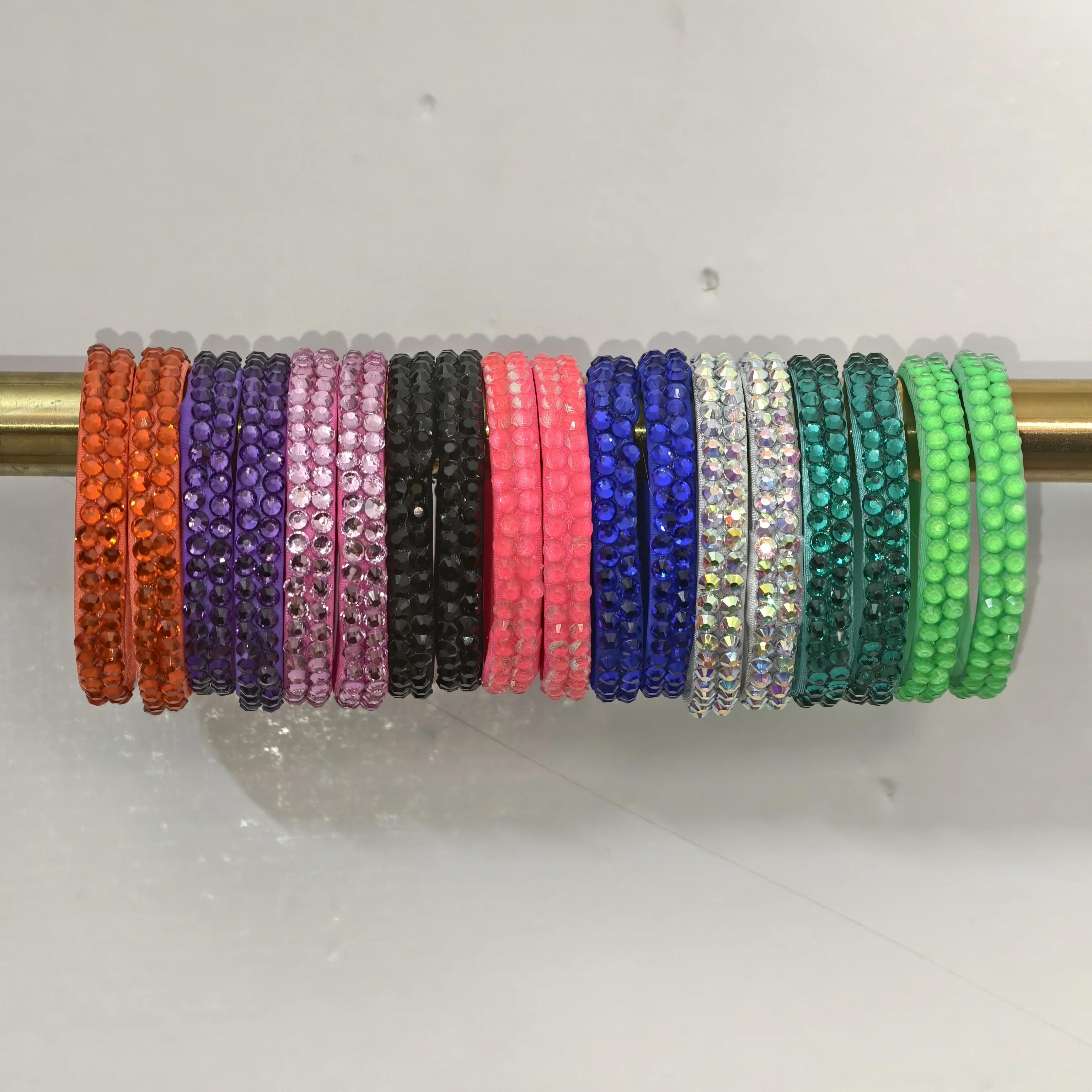 Latin Dance 2 Bracelets Earrings Adult and Children's Dance Competition Performance Bracelet Multi Color Jewelry Accessories dance earrings latin dance accessory