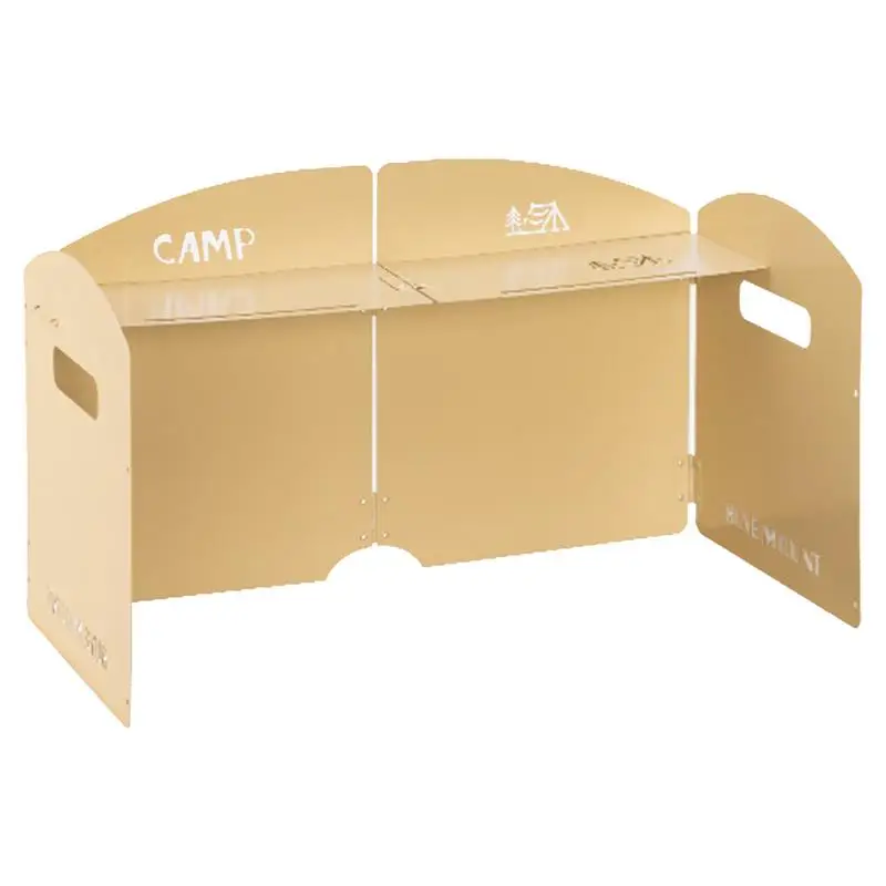 

Складное ветровое стекло для газовой плиты, стальная ветрозащитная плита для отдыха на открытом воздухе, кемпинга, приготовления пищи, с сумками для переноски, для пешего туризма