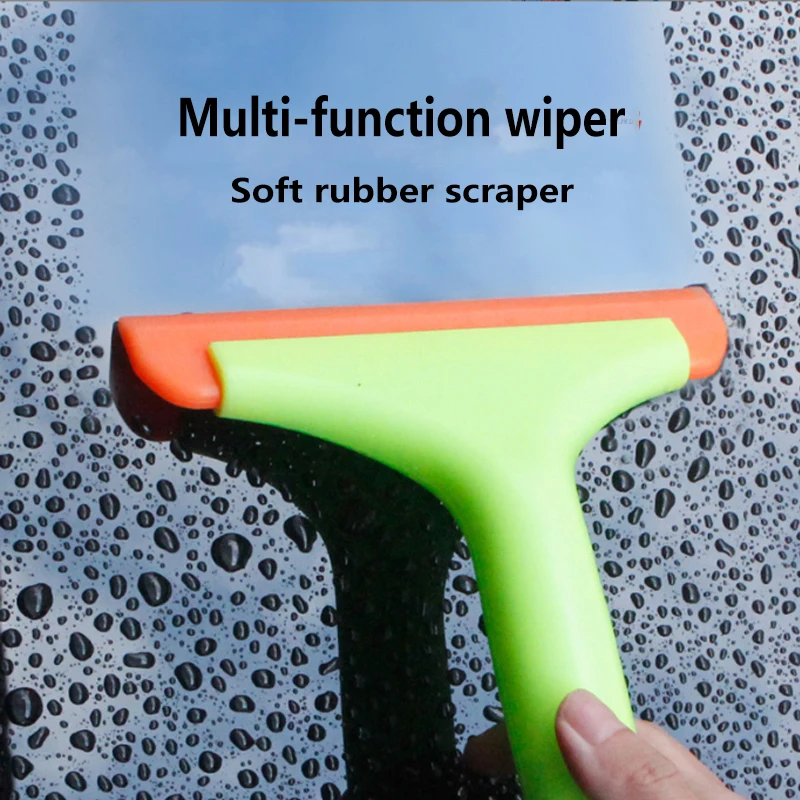Car film sticking tool car cover tendon soft scraper glass cleaning water remover scraper color change film scraper 2