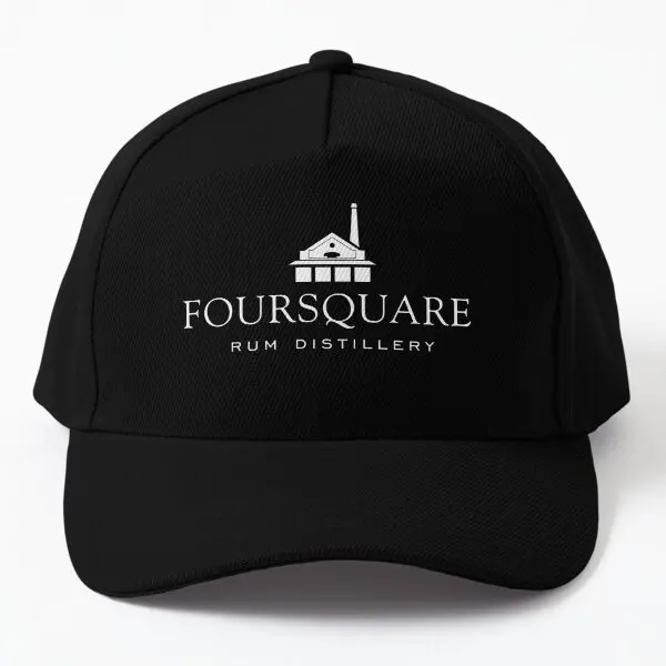 Foursquare Rum Distillery Colori Scuri Berretto Da Baseball Cappello Ragazzi Cofano Nero Stampato Sport Casquette Casual Estate Donna Outdoor