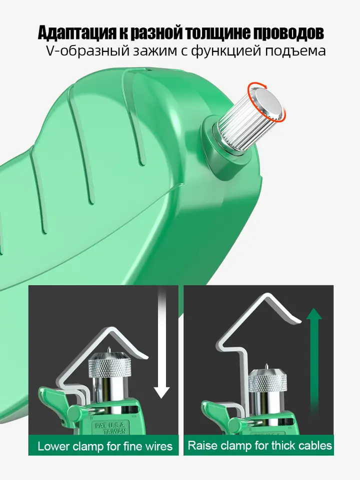 LAOA LA815325 Rotary Cable Stripper Adjustable 6-25mm 360° Cutting For Electrician Electrical Cable Installation image 3