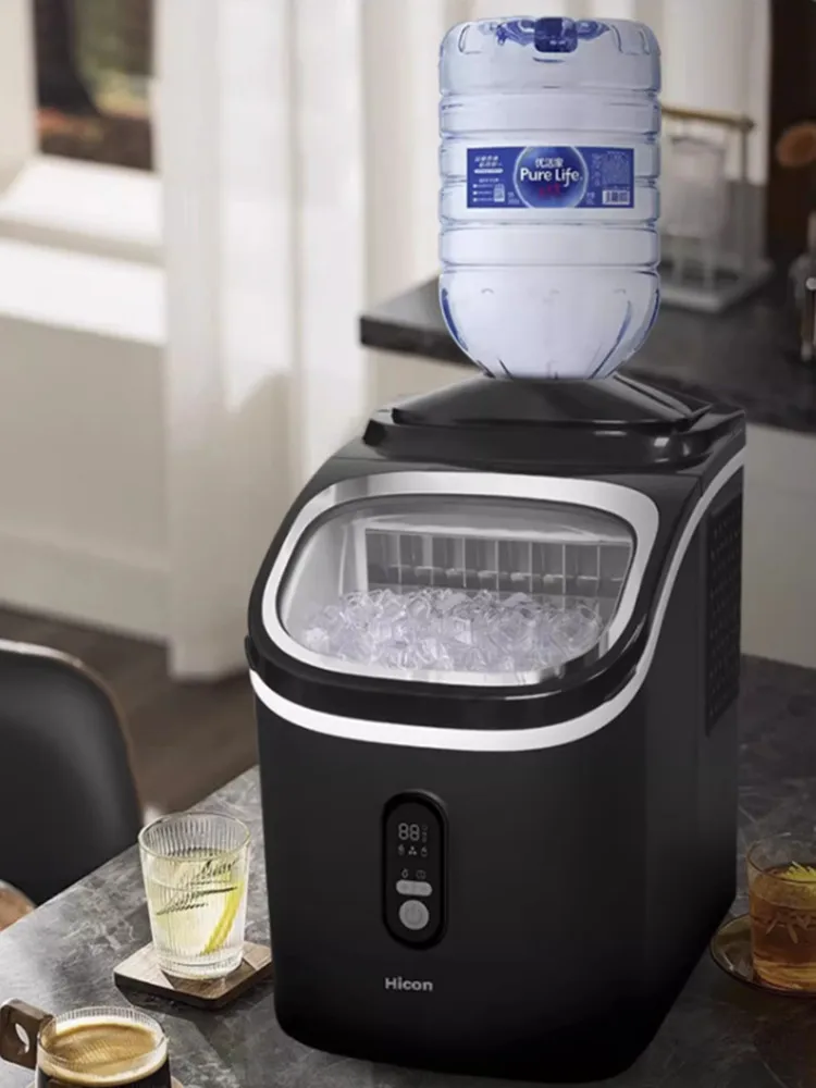 220V 20KG Ice maker Electric bullet cylindrical Ice Cube Maker via Automatic ice making Machine for Bar Home Kitchen Office