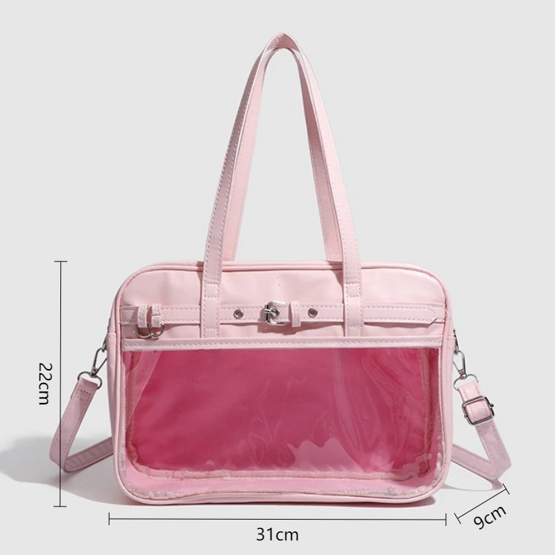 Uniform Painful Bag Single Shoulder Idol Chaser Large Capacity Student Daily Slant Cross Elegant Lady Everyday Match Hollow