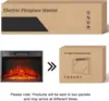 72" LED Electric Fireplace with Mantel, Fireplace TV Stand for 80 Inch TV, Modern Entertainment Center with Storage 6