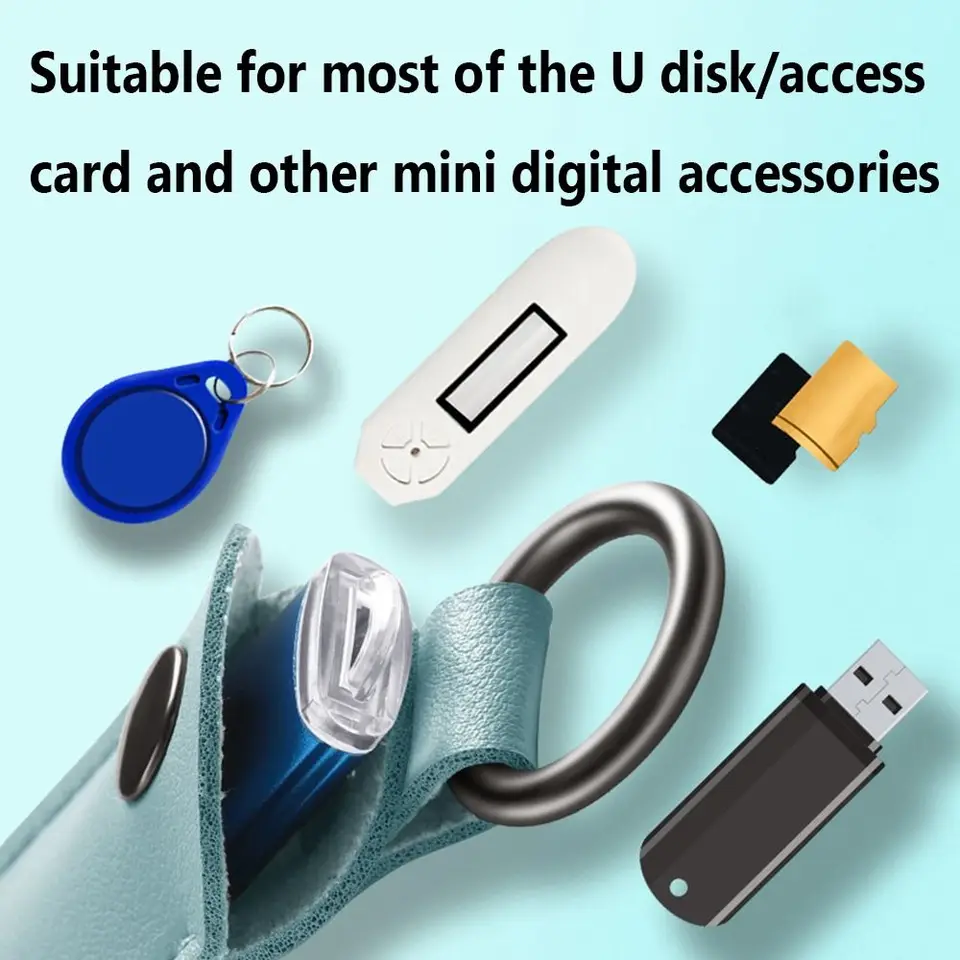 QUENZROC USB Stick Houder Passen 20 Flash Drive Draagbare Hardshell