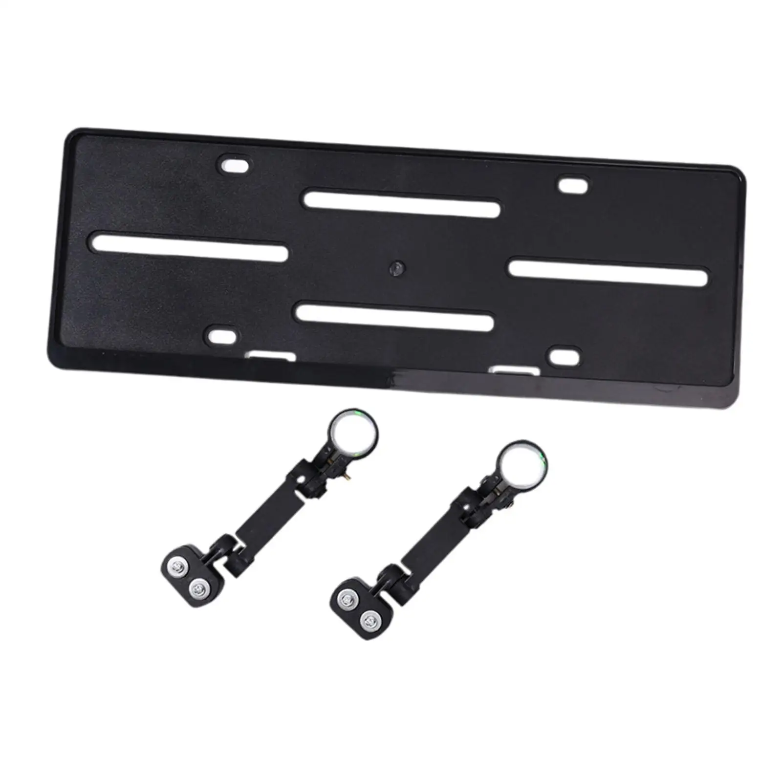 Auxiliary License Plate Holder 17.8x6.3inch Universal Accessory for Car External Rear Racks Simple Assembly Auxiliary License Plate Holder 17.8x6.3inch Universal Accessory for Car External Rear Racks Simple Assembly
