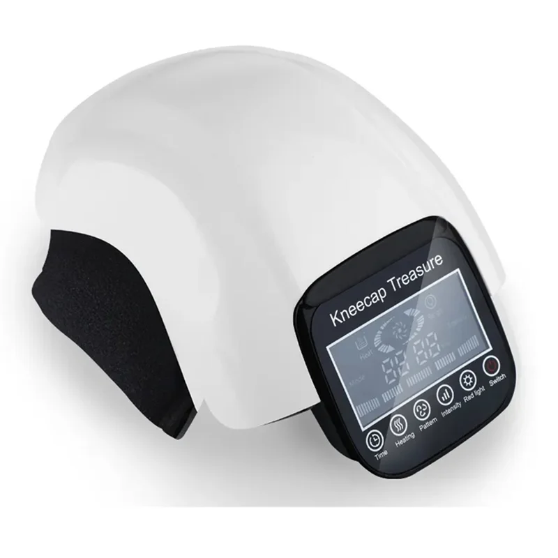 1 PCS Electric Infrared Heating Knee Massager Air Pressure And Vibration Physiotherapy Instrument White